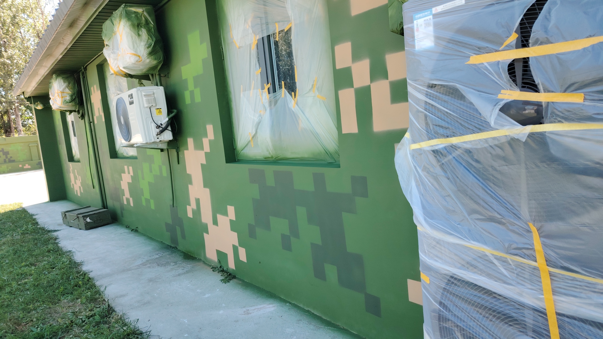 上饶外墙迷彩漆施工多少钱 伪装迷彩漆  