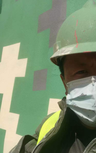 上饶迷彩漆未完全固化；